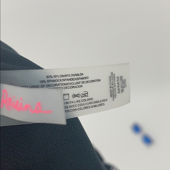 4/$25 Shoulder Ruffled One Piece Floral NWT Med - Picture 7 of 8